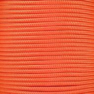 PARACORD PLANET 425RB Nylon Fiber 3mm Diameter Tactical Utility Cord in Multiple Colors (Neon Orange