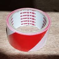 Red White Hazard Tape