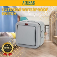 Outdoor Weatherproof Switch 1 Gang 2 Way