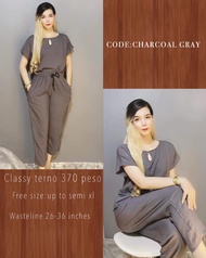 Fashion Trendy Cocos Tokong Challis Terno. Outfit for Women.