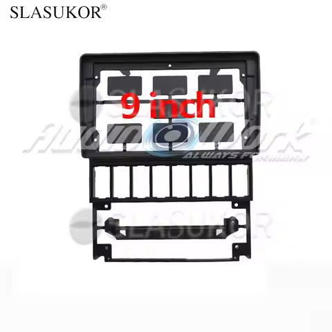 9 inch Car Frame Fascia Adapter For AUDI 80 B4 1990-1194 Frame No Cable Android Radio Dash Fitting P
