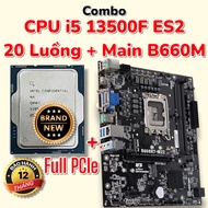 Intel Core i5 13500F ES2 CPU Combo - New Tray - 12 Month Warranty + Main ECS B660H7 M22 - Floor