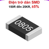 [combo price] (500 pieces) 0805 paste resistor - value 150R to 25KR, ±5%