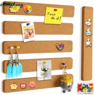 ZHANGHONG Self Adhesive Cork Board, Removable Self Adhesive Pushpin Cork Board, Durable Cork Materia