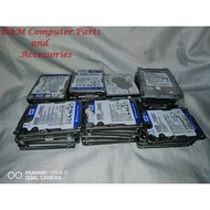 LAPTOP/PS3/PS4 2.5 inch 5400RPM Hard Drive Disk xAssorted Brandx {2nd Hand} 100gb-750gb