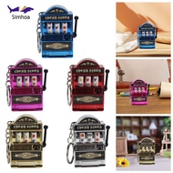 [Simhoa] Mini Slot Machine Toy Keychains, Fruit Machine Slot Machine Pendants, Festival Gift Fillers