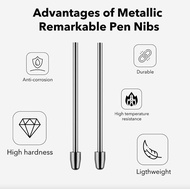 Titanium Alloy - S Pen Nibs (2pcs Twin Pack Stylus Tips) Replacement For Samsung Galaxy Tab S6/S6Lit