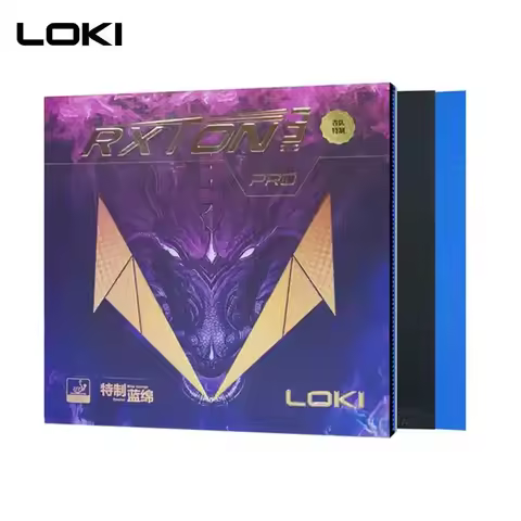 LOKI RXTON 3 Pro Blue Cake Sponge Table Tennis Rubber Sticky Ping Pong Rubber Black Pingpong Pad for