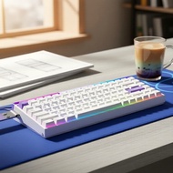 AULA HERO 84HE 8K Wired Mechanical Keyboard, Magnetic Switch, RGB Music Rhythm Backlight, 128K Hz Sc