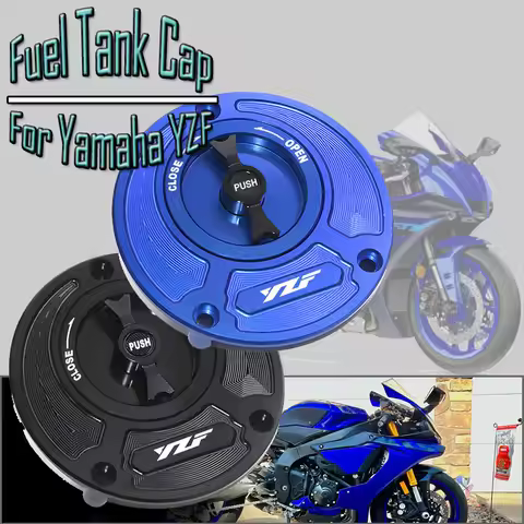 For YZF R1 R1M R3 R6 R6S R7 R9 R15 R15V3 R125 series motorcycle new CNC fuel tank cap fuel tank cap