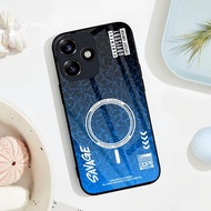 (Q134) SoftCase Glass For OPPO A6C NEWEST 2026 Case hp - Softcase Glass Kaca OPPO A6C Latest 2026 - 