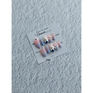 0381 press on nails 3D handmade false nails