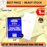 OKADA Restaurant Order Chit Book (3.5"x5") NCR 2ply 50set / 2PLY NCR Order Chit Book / Restaurant Or