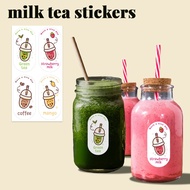 HAVE NICE Label Stickers BOBA Sticker Box Motif BOBA Label Contents 100 pcs