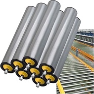 8 Pieces Durable PVC Rollers, 25 38 50 60 Inch Diam Transmission Replacement Part for Factories Ware