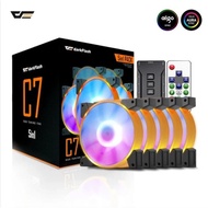 Aigo Darkflash C7 RGB 5in1 5 Pack Fan - 12cm