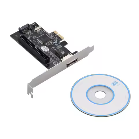 PCI-E to eSATA SATA IDE Expansion Card Raid Controller Adapter Card JMB363 ATA133