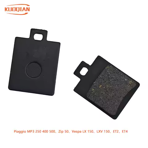 Front brake pad square hole Piaggio MP3 250 400 500 Zip 50 Vespa LX 150 LXV 150 ET2 ET4