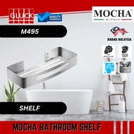 MOCHA STAINLESS STEEL SHELF M495/ M494A-BL (EASY INSTALL PREMIUM QUALITY) untuk toilet bathroom