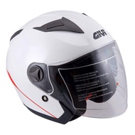 GIVI M30.2 PRESTO SOLID WHITE DOUBLE VISOR HELMET