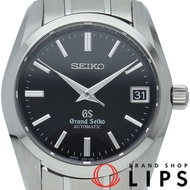 精工 Grand Seiko 男士自動機械錶 “SEIKO” 錶盤Grand Seiko自動機械錶 SBGR053/9S65-00B0 帶盒保固 不鏽鋼男士腕錶 黑色拋光 成色極佳 [二手]