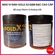 Men vi sinh Gold x2 150GR đậm đặc cao cấp, bổ sung Vitamin và khoáng chất, làm trong nước, khử tanh,