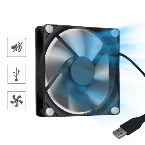 KOQIT Cooling Fan for Android TV Box Computer cooler Set Top Box Wireless Silent Quiet tv box Cooler