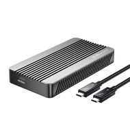 ACASIS USB4.0 M.2 Nvme Thunderbolt SSD Enclosure 40Gbps Compatible With Thunderbolt 3/4 USB3.2/3.1/3.0/2.0 With Thunderbolt 4 C To C Cable TBU405 Upgraded Version With Fan