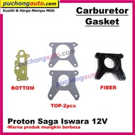 Carburetor Gasket Fiber - Proton Saga Iswara 12V Wira Satria