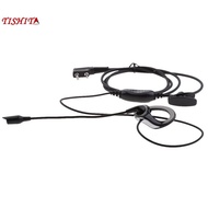 [tishita] Earpiece Headset PTT Mic 2 PIN for Kenwood PUXING Baofeng Walkie Talkie