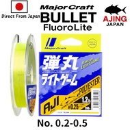 polyester line Major Craft Bullet Fluoro Light AJI Game Line (Ester) DLG-A Series ultralight Ajing