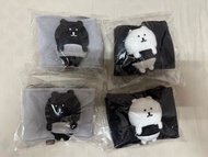 （包平郵）日本 正版 Nagano joke bear 自嘲熊 白熊 黑熊 杯套 玩偶飲料杯套