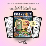 Coco Wyo - Spooky Cutie - Digital Coloring Book | Printable PDF | Instant Download