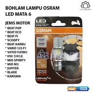 MATA Osram 6-Eye White T19 H6 Led Light Bulb Vario Spacy Scoopy Mio Supra Blade Matic and BebekBEAT 