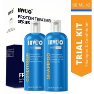 🌟HQ🌟 LAVOO™ MINI Protein Trial Kit - Shampoo 60ml & Conditioner 60ml | KIT Syampu Dan Perapi Rambut