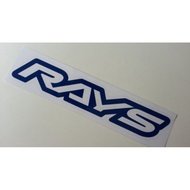 "RAYS" Racing Wheel Sticker