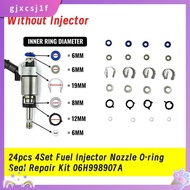 24pcs/4Set  Injector Nozzle O-Ring Seal Repair Kit 06H998907A for  A4 Q5  Golf  CC 1.8 2.0T 06J998 9