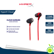 HyperX Cloud Earbuds Gaming Earphones with mic for Nintendo Switch