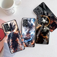 Dragon Ball Z 18 Tempered Glass Phone Case For Samsung Galaxy A16 A15 A25 A35 A55 A53 A54 A34 A14 A3