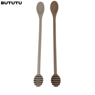 BUTUTU Syrup Dipper, Silicone 25cm Honey Dipper Stick, Honey Wand Long Handle Syrup Dipper Stick For