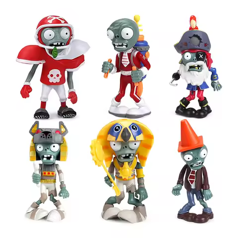 Plants VS Zombies Toys Dolls Gargantuar Pirate Bucket Conehead Zomboss Buckethead Zombie Conehead Zo