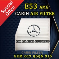 MERCEDES-BENZ E-CLASS E53 AMG CABIN AIR FILTER (CAR AIRCOND SYSTEM) (FIBRE MATERIAL)