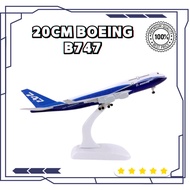 20CM BOEING B747 AIRLINES 1:250 Diecast Aircraft Model Metal Airplane Toy with Landing Gear Aviation
