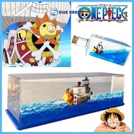 BlueRabbit One Piece Model Cruise Ship Fluid Drift Bottle Pirate Ship Desktop Decoration  Hadiah Bot