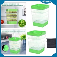 [Direrxa] Seed Kits Multipurpose Microgreens Growing Tray Mini Plant Grow Tray for Grass Beans Broccoli Alfalfa Seeds Wheat