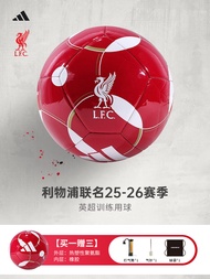 Adidas ลูกฟุตบอลฝึกซ้อม World Cup ฤดูกาล 2025 ลูกบอลขนาด 5 ของทีมลิเวอร์พูล Premier League ลูกบอลฟุต