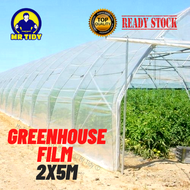 Greenhouse Film Transparent 2x5Metre Filem Rumah Hijau, UV Plastik, UV cover, Plastic Greenhouse UV