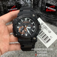 ASIA SET 100% ORIGINAL CASIO G-SHOCK GWF-A1000XC-1A FROGMAN composite band with an extension mechanism on the buckle.