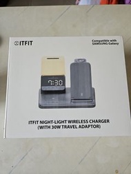 ITFIT 夜光無線充電板(連30w旅行叉電器)