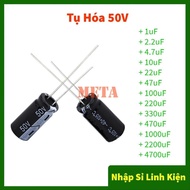 50V Capacitor, Polarized Capacitor 50V 1uF 2.2uF 4.7uF 10uF 22uF 47uF 100uF 220uF 330uF 470uF 1000uF